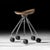 Gold Jamaica Stool by Pepe Cortes for BD Barcelona For Sale - Image 8 of 9
