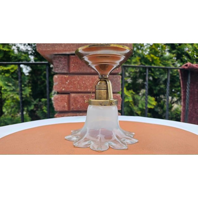 Dimensions: height 18 cm, bottom diameter of the lampshade 15.5 cm, ceiling diameter 12.2 cm. European Plug (up to...