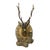 Brass Deer Wall Hook – Rustic Animal Head Hanger For Sale