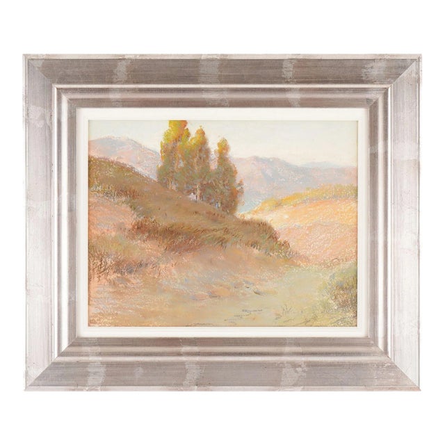 California Pastel Landscape, 1910-20 For Sale