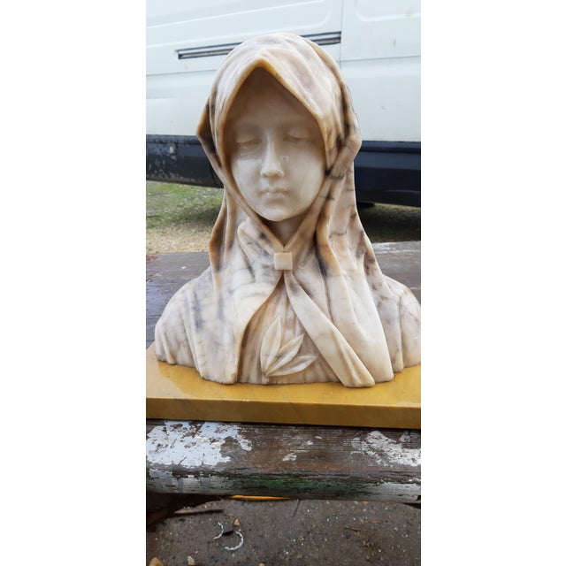 Marble Bust from Libero Gremigni, Rome, 1900 For Sale - Image 11 of 14