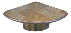 Triangular Coffee Table attributed to Paul Kingma, 1980s