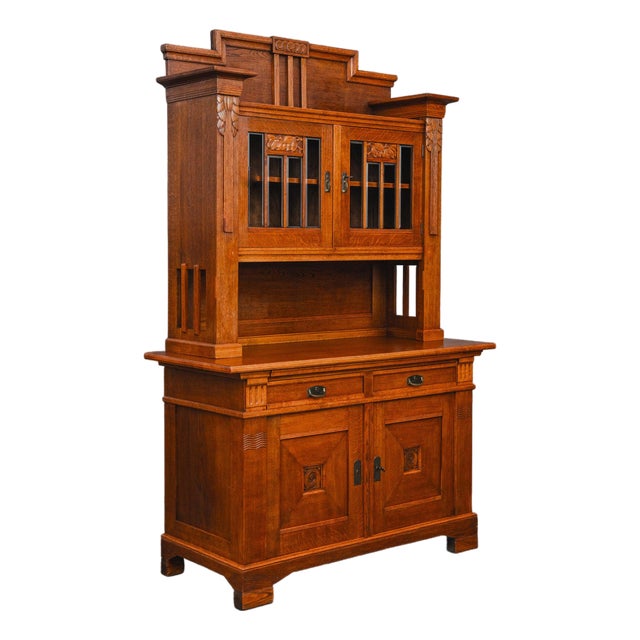 Antique Art Nouveau Sideboard, 1900s For Sale