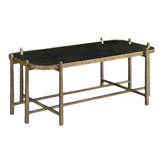 Angelina Cocktail Table in Gold For Sale