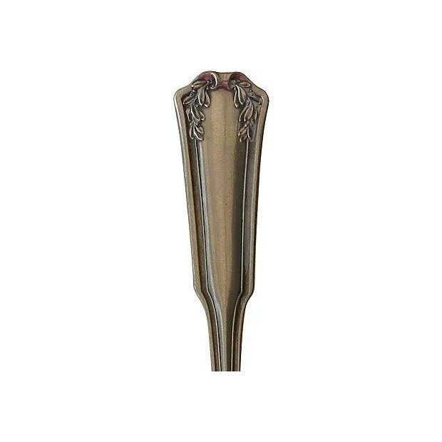 English Last Call - 1910 Silver Serving Fork For Sale - Image 3 of 3