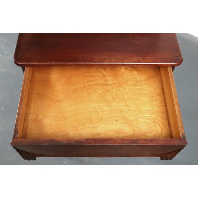 Antique Art Nouveau Wood Dressing Table For Sale - Image 11 of 16