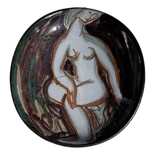 Ceramic Naumowitch by Odette Gourju for Atelier du Grand Chêne, 1950s For Sale