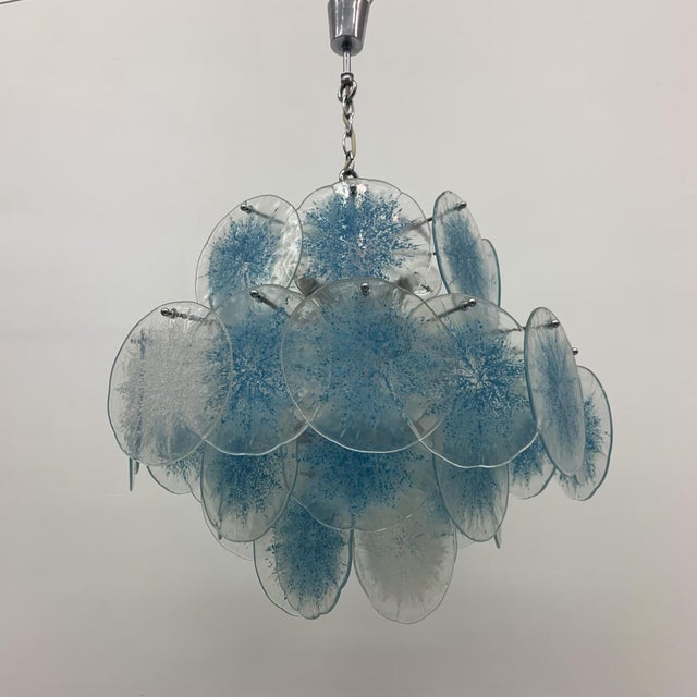 Disc Chandelier by Vistosi, 1970s For Sale - Image 15 of 18