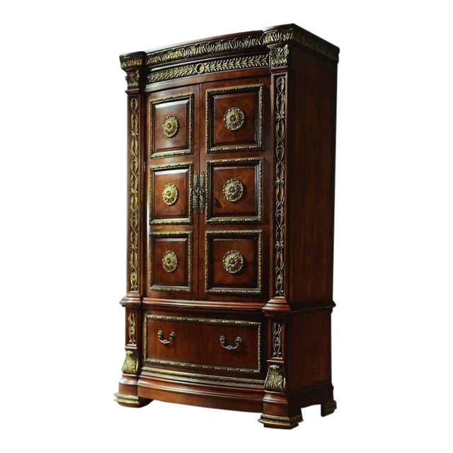 Vintage Pulaski Royale Armoire 2 Pieces Chairish