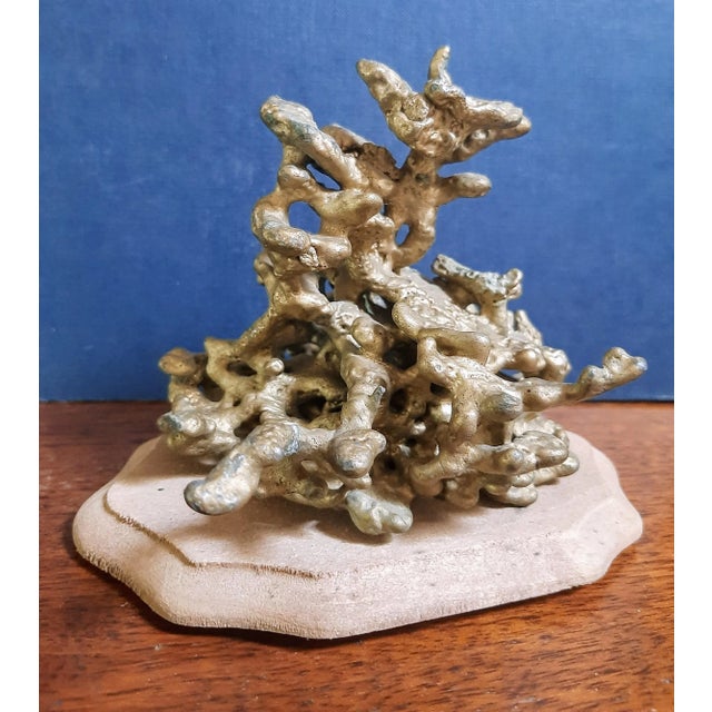 VERY UNIQUE ORGANIC PIECE OF ART! **Rare Vintage Art: Bronze Cast Ant Hill Sculpture** Elevate your art collection with...