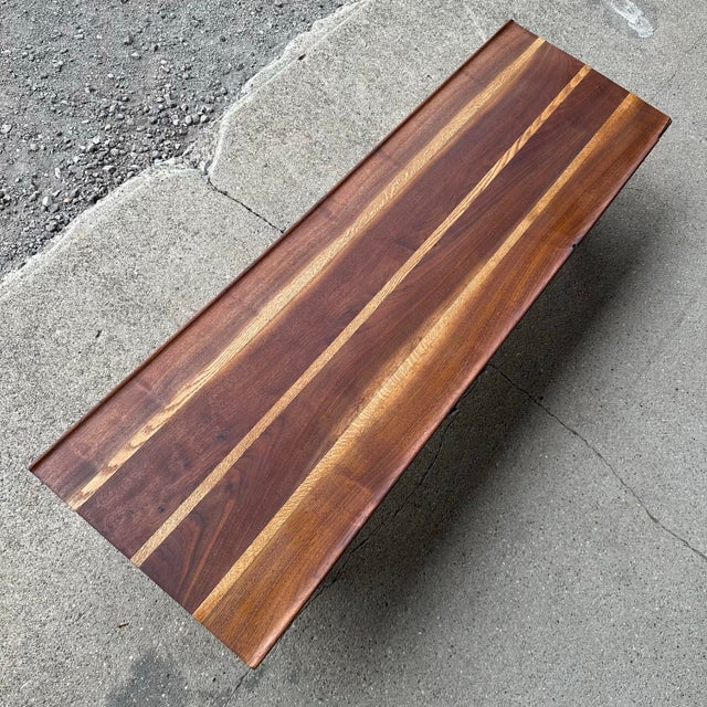 Dunbar Furniture Edward Wormley for Dunbar Long John Coffee Table Bench For Sale - Image 4 of 12