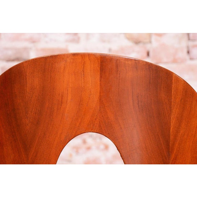 Textile Mid-Century Walnut Chairs from Antonín Šuman, Czech, 1950s, Set of 4 For Sale - Image 7 of 18