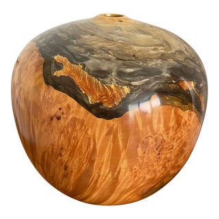 1990s Robert Chatelain Contemporary Turned Woodcraft Vase For Sale