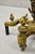 Antique French Empire Neoclassical Bronze Figural Lyre Harp Andirons - A Pair For Sale - Image 11 of 12