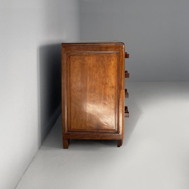 Italian Art Deco Chest of Drawers in Wood, 1930s For Sale - Image 6 of 17
