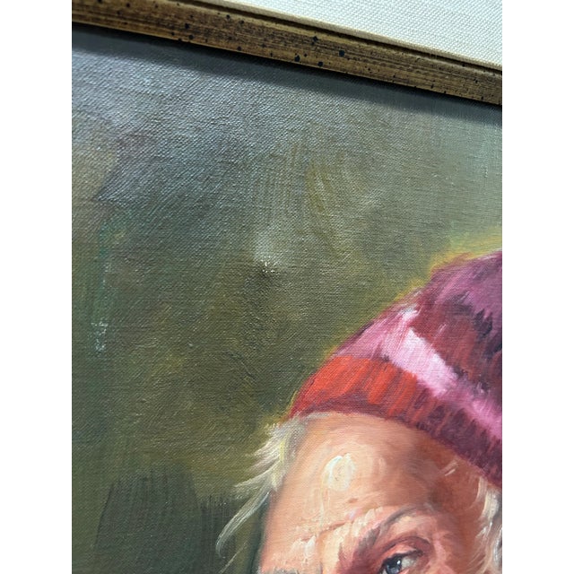 Early 20th Century Original Oil Painting on Canvas, Signed by Artist Alberto Cecconi, Framed For Sale - Image 10 of 12