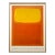 Mark Rothko Vintage 1975 Pace Editions Modernist Lithograph Print Framed Large Abstract Expressionist Museum Poster " Orange and Yellow " 1956 For Sale