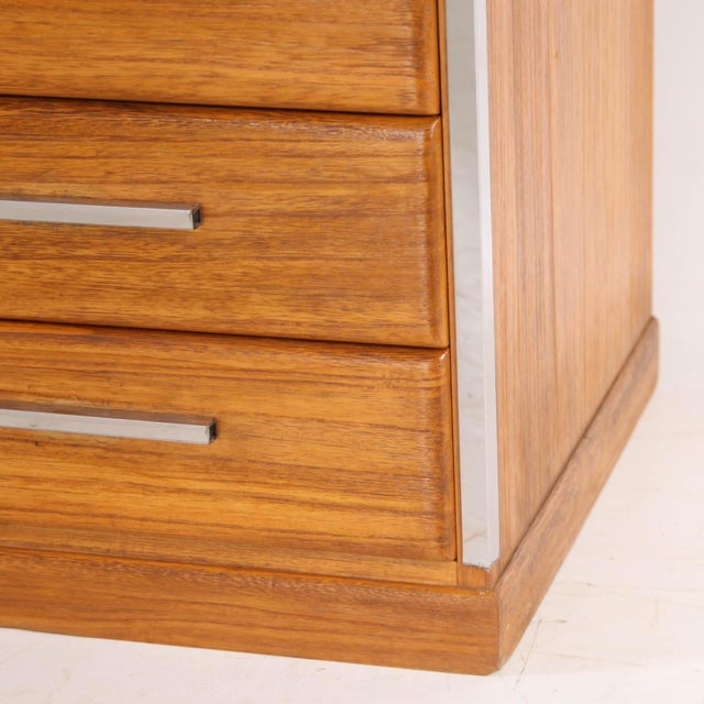 Japanese High Chest of Drawers, 1980s For Sale - Image 3 of 14
