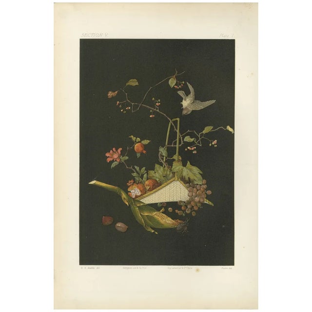 Audsleys the Ornamental Arts of Japan, 1884, Lithograph For Sale