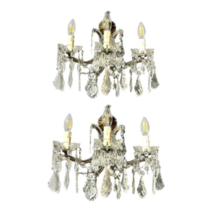Italian “Maria Teresa” Wall Sconces, a Pair