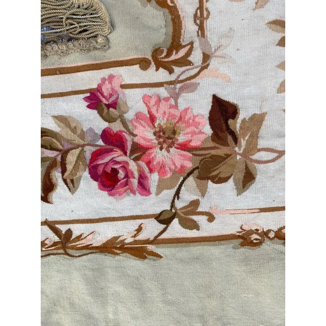 French Valance Aubusson Tapestry For Sale - Image 5 of 18