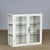 Industrial Vintage Glass and Metal Display Cabinet, 1930 For Sale - Image 3 of 13