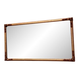 Vintage the Bombay Company Rectangular Guilded Gold Mirror, Circa 1980 For Sale
