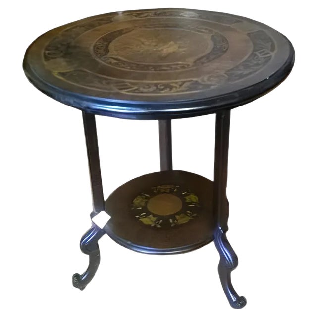 Sorrentino Inlaid Coffee Table, 1800s For Sale