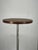 Metal Vintage Art Deco Chrome Floor Lamp with Opaline Globe and Side Table, 1940s For Sale - Image 7 of 11