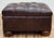Vintage Oversized Tufted Leather Writers Chair With Ottoman For Sale - Image 13 of 18