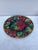 English Majolica Geranium Plate circa 1880.