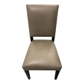 Arhaus Torino Leather Side Chair For Sale