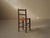 French Folk Art Wood and Rush Chair, 1900s For Sale - Image 10 of 14