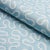 Schumacher Sample - Schumacher Zoelie Fabric in Aqua For Sale - Image 4 of 5