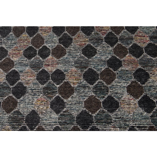 Contemporary Contemporary Soumak Style Wool Rug With Allover Pattern in Earthy Tones For Sale - Image 3 of 8