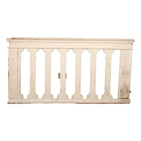 Balustrade Railing in Wood For Sale