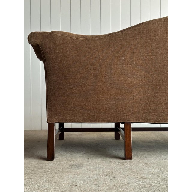 Vintage Chippendale-Style Camelback Sofa For Sale - Image 16 of 17