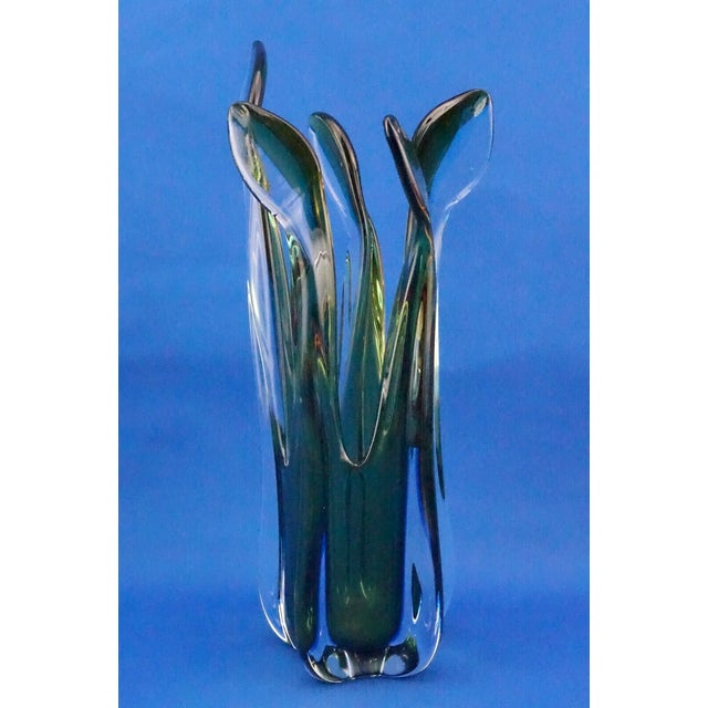 1940s Murano Glass Vase attributed to Archimede Seguso For Sale - Image 5 of 18