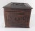 Brown 20th Century Chinese Export Chinoiserie Relief Carved Boxwood Tea Caddy Box For Sale - Image 8 of 12