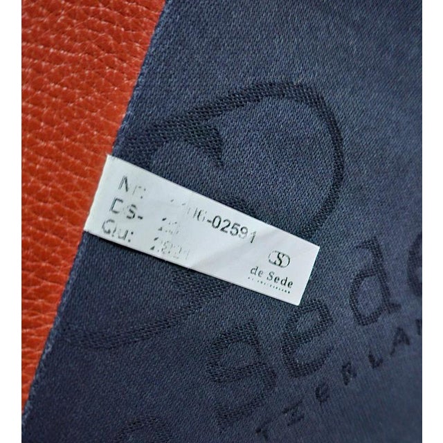 Set of DS-23 Lounge Chair and Ottoman by Franz Josef Schulte for de Sede For Sale - Image 13 of 18