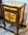 Bring refined European elegance to your interior with this French Louis XV-style marquetry cabinet, featuring a richly...