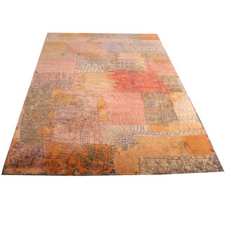 Florentisches Viertel Rug by Paul Klee for Ege Axminster, 1980s For Sale