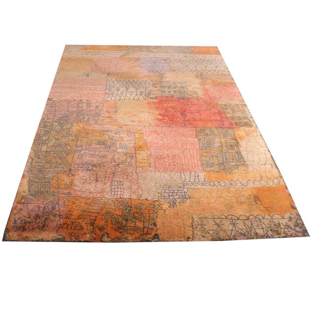 Florentisches Viertel Rug by Paul Klee for Ege Axminster, 1980s For Sale