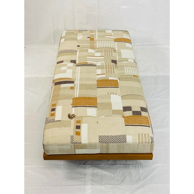 Vintage Custom California Modern Daybed, Solid Wood Slatted Base, La Modern For Sale - Image 9 of 18