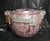 Decorative vase in the "Art Deco" style. Hand-painted decoration using precious metals. with its original wooden base....