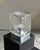 Mid-Century Modern Vintage Table Lamp with Glass Diffuser, 1970s For Sale - Image 3 of 5