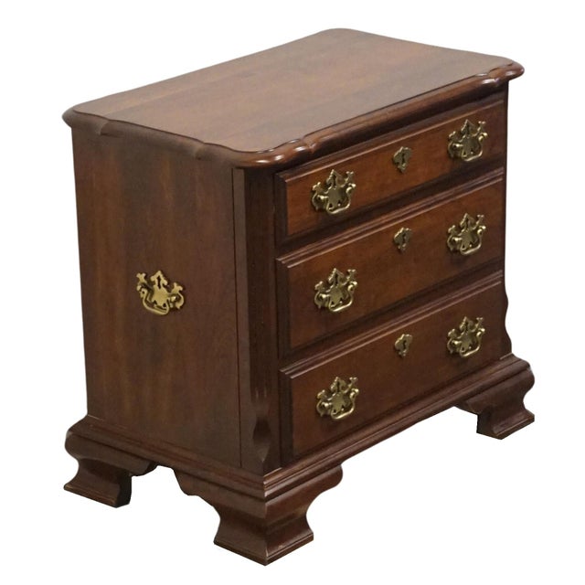 PENNSYLVANIA HOUSE Solid Cherry Traditional Style 24" Accent Chairside Chest End Table / Nightstand 22.5" High 24" Wide...