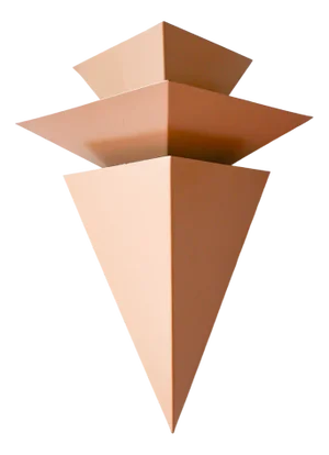 Triangular Wall Light, 1980s