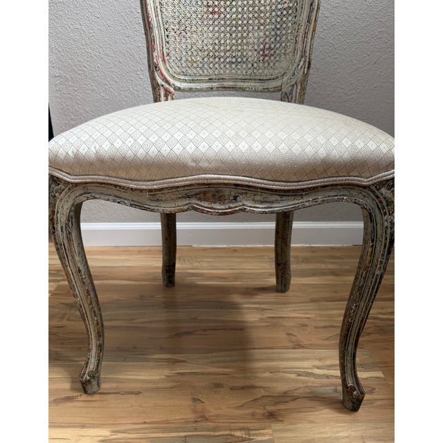 Vintage Cane Back Decorative Chair For Sale In Aspen - Image 6 of 8