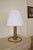 1950s Wood and Brass Swedish Mid-Century Table Lamp For Sale - Image 4 of 10